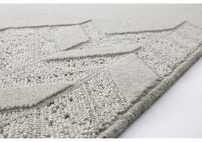 Svetlosivý vlnený koberec 120x180 cm Credo – Agnella