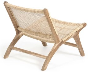 Kreslo s výpletom v prírodnej farbe Beida – Kave Home