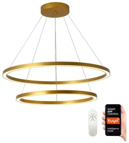 Immax Neo 07159-G80-60 - LED Stmievateľný luster FINO LED/93W/230V Tuya zlatá + DO IM1056