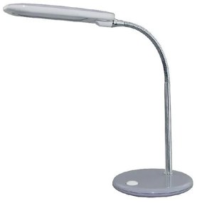 ACA Lighting LED stolný lampička s vypínačom BAZ 5W/230V/4000K/340Lm/120°/IP20, sivá