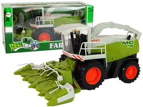 Lean Toys Zelený kombajn s pohyblivými časťami - MC 7166