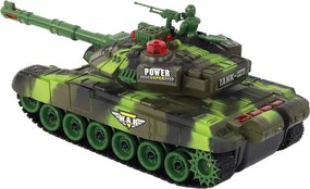 LEAN Toys Veľký diaľkovo ovládaný vojenský tank RC 360 stupňov
