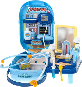 KIK Detská lekárska súprava 34-dielna v kufríku – hračka doktor, stetoskop, teplomer
