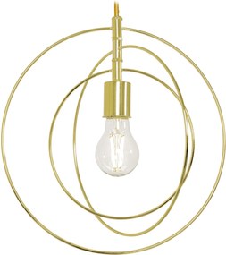 Toolight - závesná lampa E27 APP286-1CP, zlatá, OSW-08404