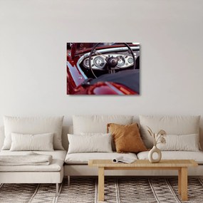 Sklenený obraz - Detail automobilu (70x50 cm)