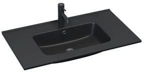 BATH DELUXE 06-080-27-02-00 - Zapustené umývadlo LILLESNAD 81x46cm keramika/čierna
