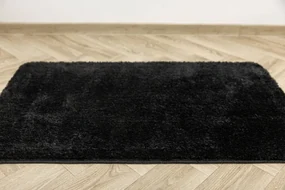 Kúpeľňový koberček Malmo čierny