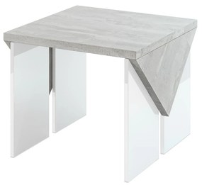 Konferenčný stolík Tarni (svetlosivá + lesk biely). Vlastná spoľahlivá doprava až k Vám domov. 1055250