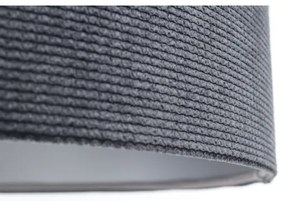 Luster na lanku TWIST 1xE27/60W/230V čierna/šedá/strieborná