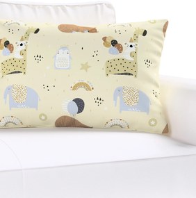 Karin - jednoduchá obliečka, 60x40cm farba produktu béžová látka vzorované