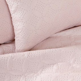 Goldea prehoz na posteľ - ornamenty na ružovo-krémovom 140 x 200 cm