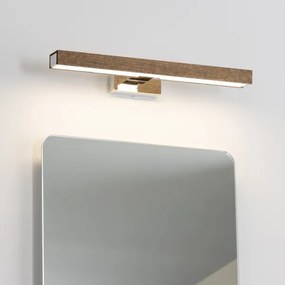 Brilagi-LED Kúpeľňové osvetlenie zrkadla WOODY MIRROR LED/8W/230V IP44 dub/chróm