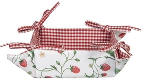 Bavlnený košík na pečivo Wild Strawberries - 35 * 35 * 8 cm