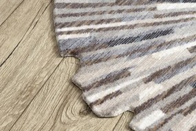 Koberec TINE 75317B Abstrakcia -  sivý / svetlo sivý