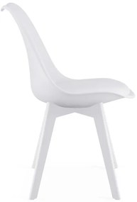 Set dvoch jedálenských stoličiek MARK biely (2 ks)