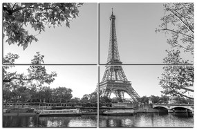 Obraz na plátne - Eiffel Tower 1110QD (120x80 cm)
