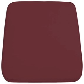 Vonkajší podsedák na stoličku VIREON 44x45 cm, vínový