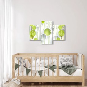 Obraz abstrakcie so stromami (90x60 cm)