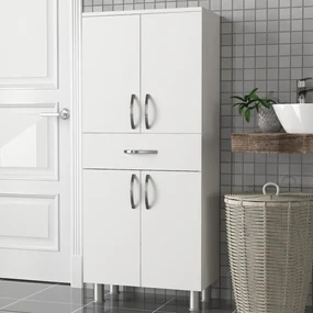 Kúpeľňová skrinka Austin 4 (Biela). Akcia -20%. Vlastná spoľahlivá doprava až k Vám domov. 1071690