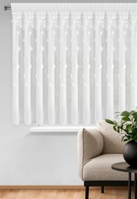 ZÁCLONA NA PÁSKE DIANA3 350X160 CM BIELA