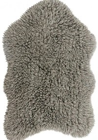 Lorena Canals koberce Vlnený koberec Woolly - Sheep Grey - 75x110 tvar kožušiny cm