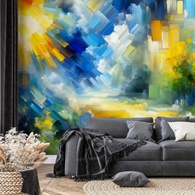 Fototapeta - Abstraktný slnečný deň (147x102 cm)