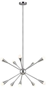Feiss FE-JAX10-PN - LED Luster na tyči JAX 10xG9/3W/230V lesklý chróm