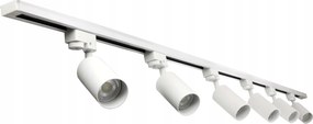 LED koľajnica 2m + 6x GU10 bodové žiarovky - sada