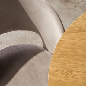 Jídelní židle Jazz béžová/zlatá