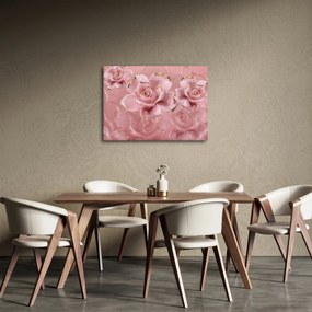 Obraz - Kvetinový dekor (70x50 cm)