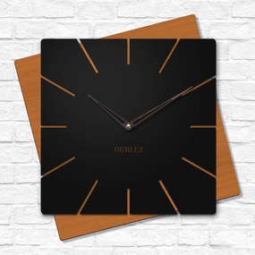 DUBLEZ | Atypické hodiny z dreva - Diagonala