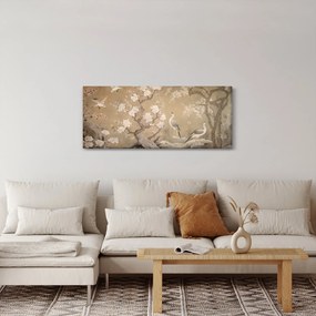 Obraz - Kreslená japonská krajina (120x50 cm)