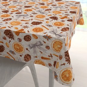 Biante Dekoračný štvorcový obrus Leona LN-171 Vôňa jesene 80x80 cm