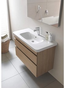 Duravit DuraStyle - Umývadlo do nábytku 1000x480 mm, 1 otvor pre batériu prepichnutý, biela 2320100000