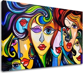 Autorská reprodukcia na plátne ŽENY XOBAM010E1