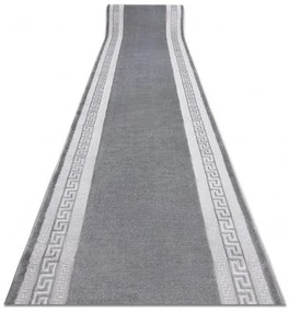 Behúň sivá dve vrstvy rúna, štrukturálny vzor, Grécky kľúč , MEFE 2813 Veľkosť: 120cm