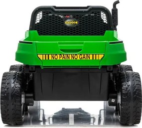 LEAN CARS Batériové vozidlo A730-2 Zelená a čierna 24V