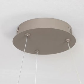BRILAGI - LED stmievateľný luster na lanku FALCON II LED/67W/230V pr. 40 cm béžová + diaľkové ovládanie