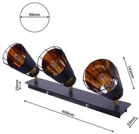 Bodové svietidlo RICK 3xE14/40W/230V