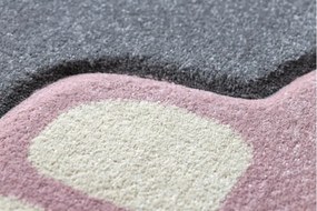 Koberec PETIT TOYS HRAČKY AUTÁ sivý