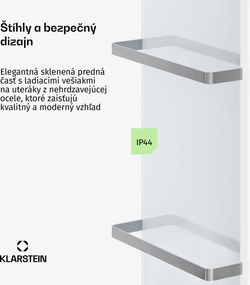 Klarstein HotSpot Crystal Smart infračervený panel | 800 W | 12 m² | Dotykové ovládanie a hlasový asistent