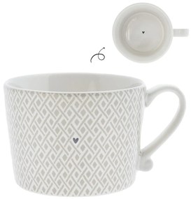 Cup White/Little Check Titane 10x8x7