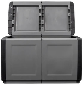 ArtPlast Plastový odkladací box s vrchnákom, 960x570x530 mm, sivý
