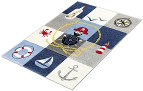 Koberce Breno Kusový koberec DIAMOND KIDS 24241/953, modrá, viacfarebná,120 x 170 cm