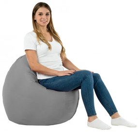 Vankúš na sedenie MONACO sivý nylon