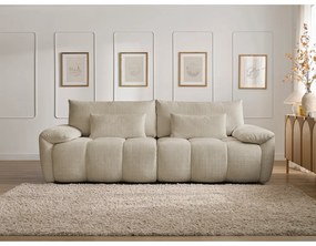 Béžová ženilková pohovka 264 cm Ivane – Bobochic Paris