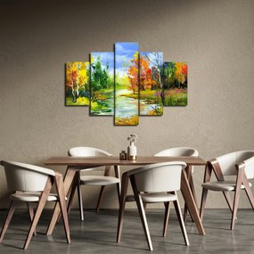 Obraz - Maľba krajiny (150x105 cm)