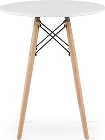 Biely jedálenský stôl OSLO 60x60