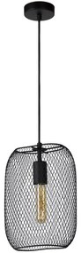 Lucide 78392/01/30 - Luster na lanku MESH 1xE27/60W/230V čierna