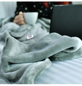 Deka sivá 150 x 200 cm EMI